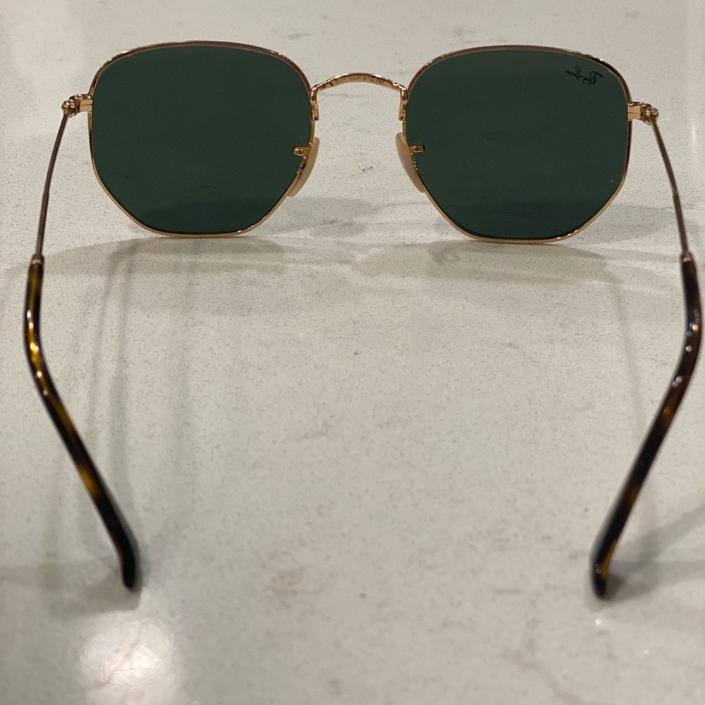 Rayban Hexagonal Flat Sunglasses - image 6